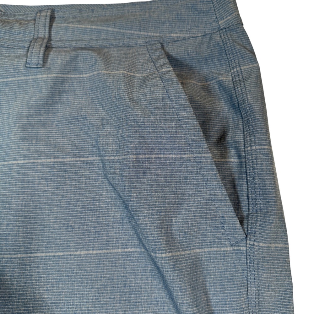 Hang Ten Men's 40 Blue Hybrid Board Shorts Quick‎ Dry Coastal Minimalist - Picture 5 of 9
